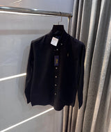 Ralph Lauren Black Embroidery Logo Classic Shirt