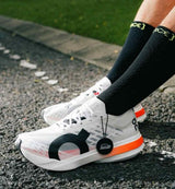 on Cloudboom Strike White Orange