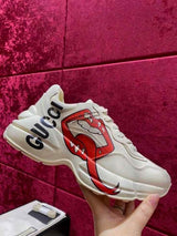 Guccii. Rhyton Mouth Print Sneakers