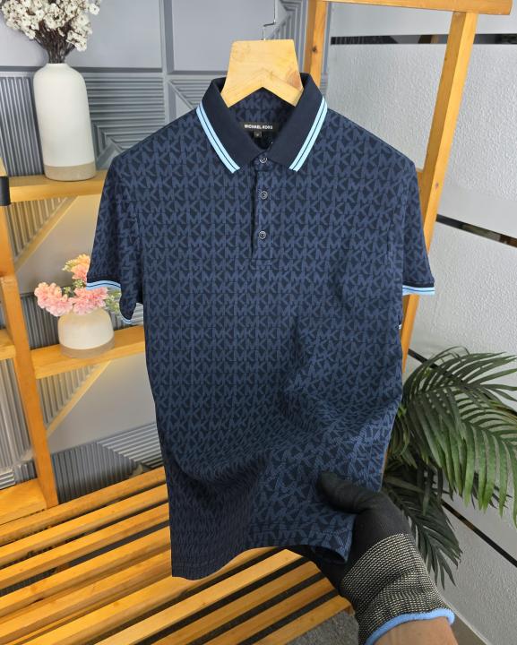 Mk Collor T-Shirt Navy K179-NY