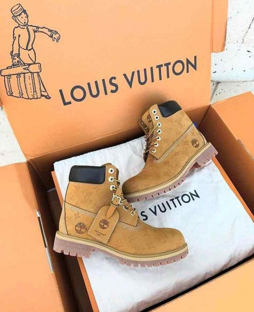 Louis Vuittonn X Timberland Ankle Boots