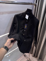 Ralph Lauren Black Embroidery Logo Classic Shirt