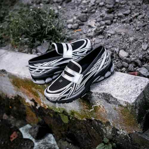 New balancee 1906l loafer silver metallic black
