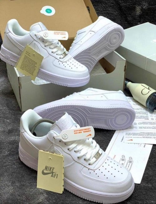 Nikee Airforce 1 White Pure Leather UA Quality