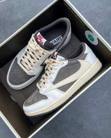 Air Jordan 1 Low Travis Scott Reverse Mocha Semi UA