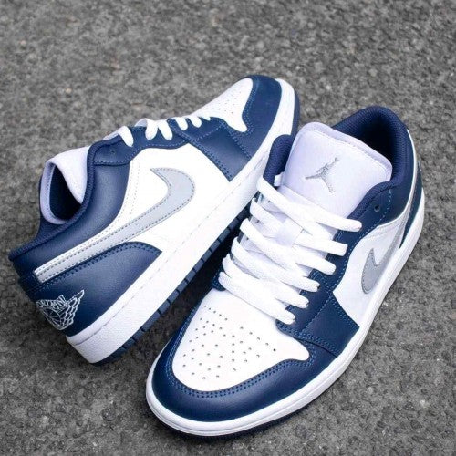 Air Jordan 1 Low Midnight NavyWolf Grey