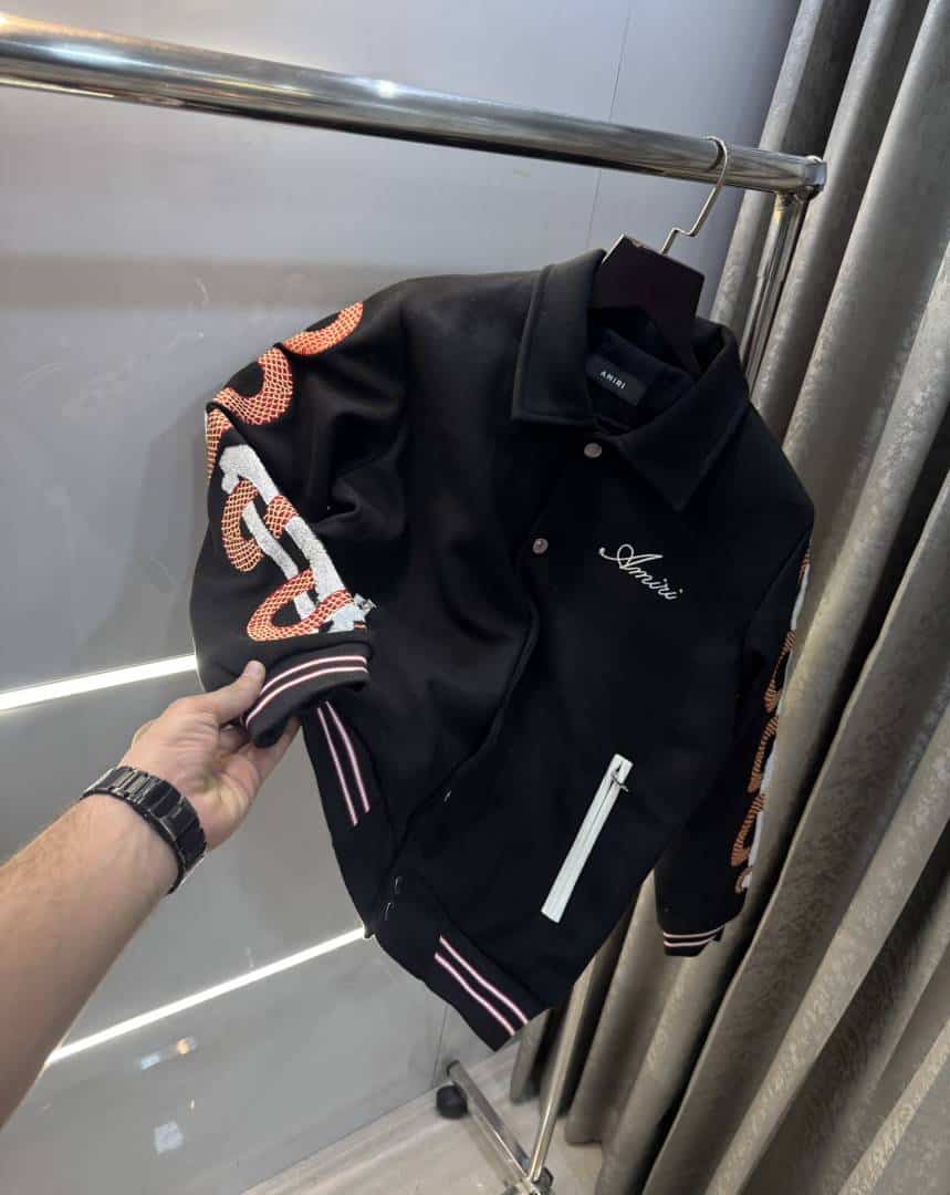 AMIR I Black Designer Gill Edition Imported Varsity Jacket