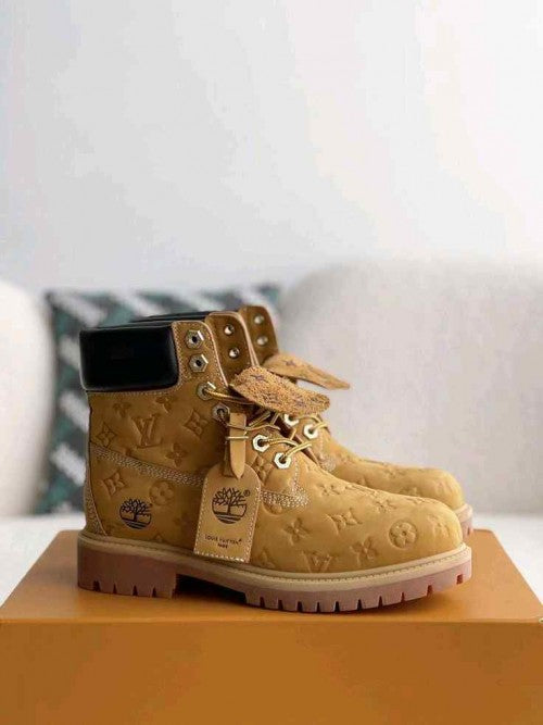 Louis Vuittonn X Timberland Ankle Boots