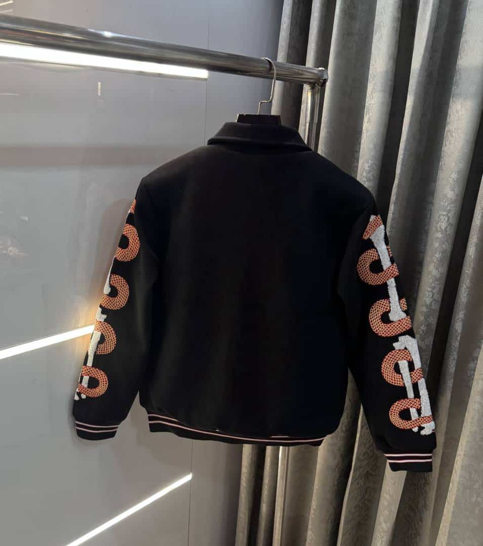 AMIR I Black Designer Gill Edition Imported Varsity Jacket