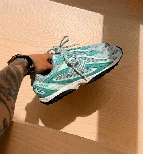 New balancee 204L KITH GREEN SILVER
