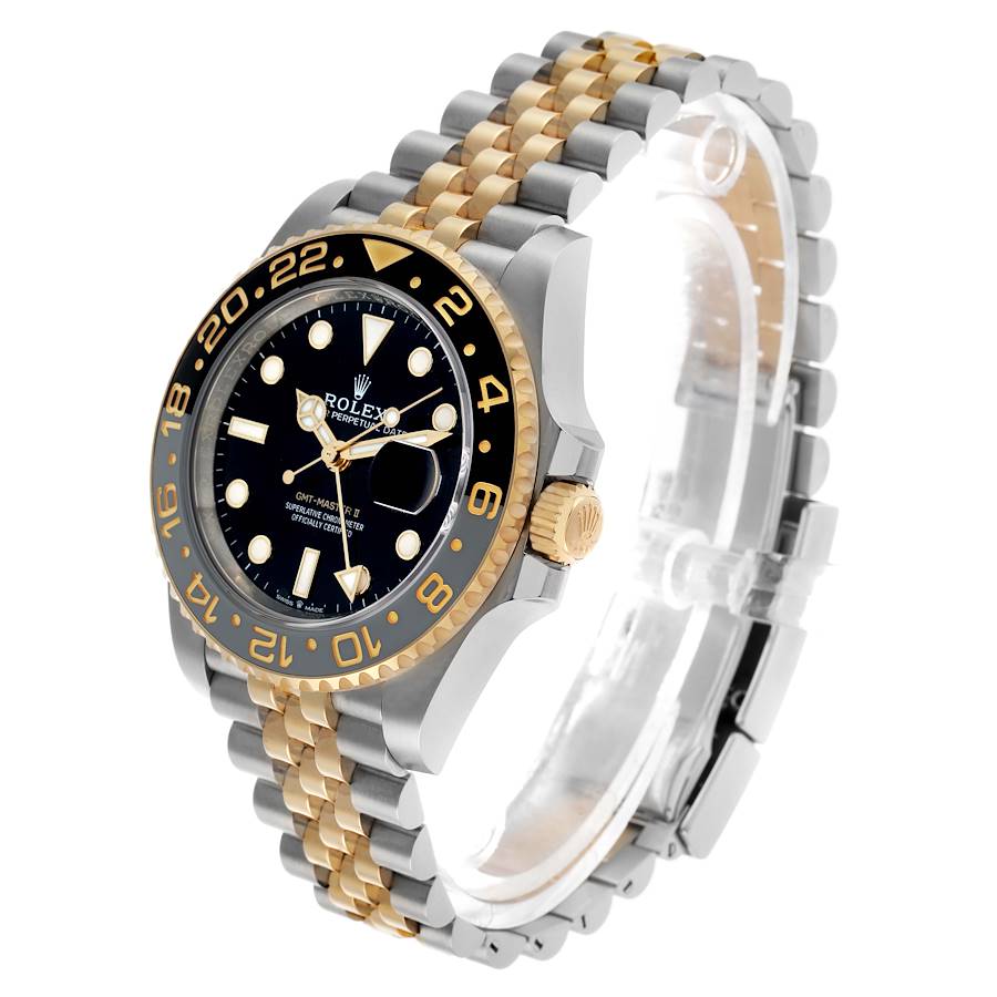 Role_x GMT Master II Zombie Black Grey Steel Yellow Gold Watch Two-tone Luxury Edition Premium Quality royalwatchstore.in