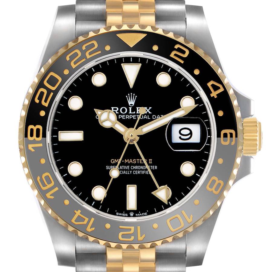 Role_x GMT Master II Zombie Black Grey Steel Yellow Gold Watch Two-tone Luxury Edition Premium Quality royalwatchstore.in