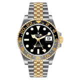 Role_x GMT Master II Zombie Black Grey Steel Yellow Gold Watch Two-tone Luxury Edition Premium Quality royalwatchstore.in